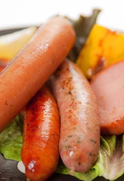 ソーセージの味はノーマル・チリ・ハーブ