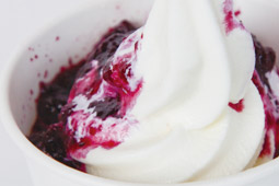 フルーツソフトのトッピングソース