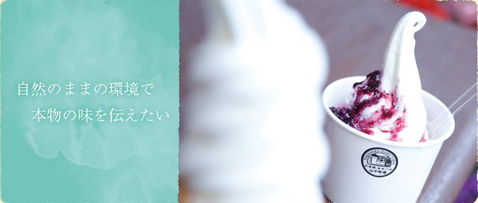 今も昔も変わらない美味しさ。後味さっぱりさわやかなソフトクリーム